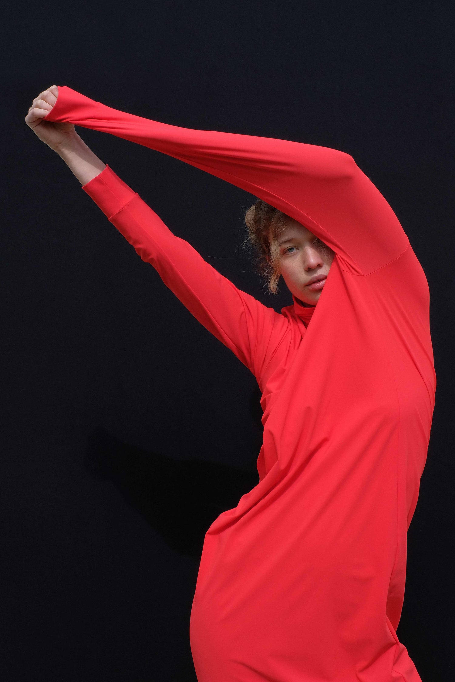 turtleneck dressunique design travel-friendly fashion essentials, breathable and certified sustainable fabric, easy-care wear.